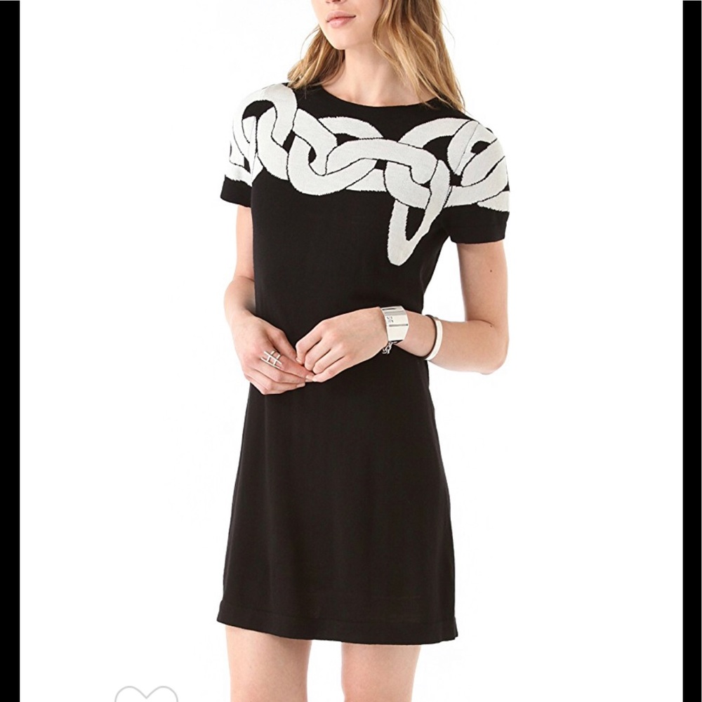 Diane von Furstenberg Kivel Chain Sweater …